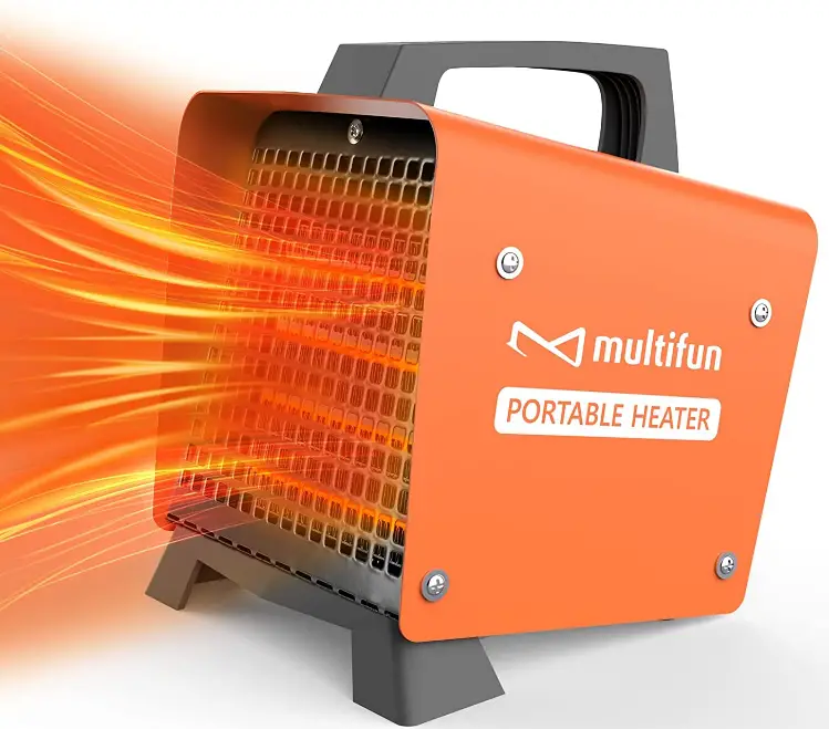 Portable Space Heater 1500W Energy Efficient Electric Personal Heaters