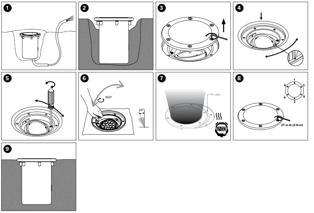 LUMASCAPE LS3042 Erden E4 Foundation Ceiling Light fig 3
