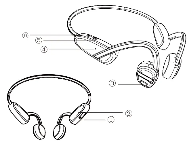 kemi Bone Conduction Headphones fig 1