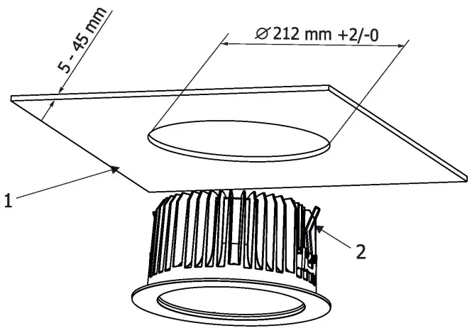 ANOLiS RGBW Ambiane AP Ceiling Light - FIG3