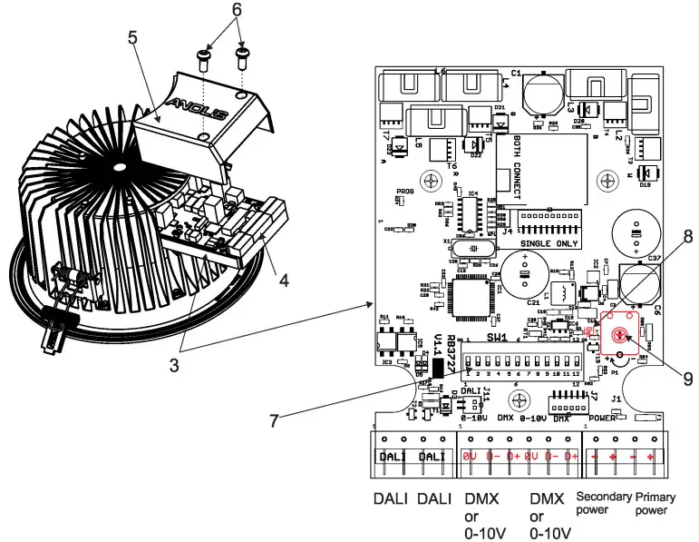 ANOLiS RGBW Ambiane AP Ceiling Light - FIG4