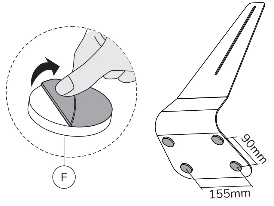 Neomounts FPMA-D850BLACK Monitor Desk Stand - STEP 1