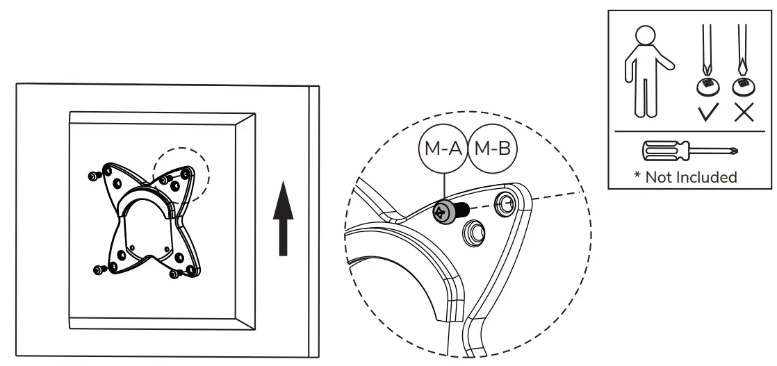 Neomounts FPMA-D850BLACK Monitor Desk Stand - STEP 3