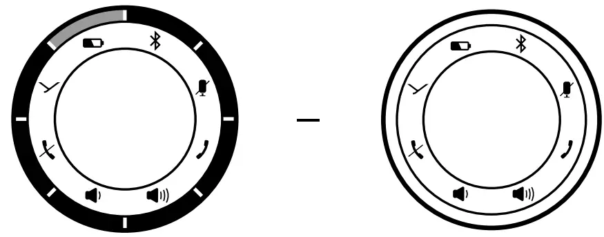 LED display for volume setting