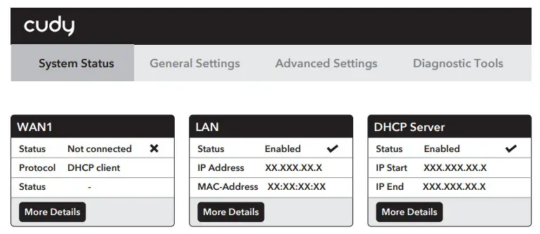 cudy R700 Gigabit Multi-WAN VPN Router - Figure 4