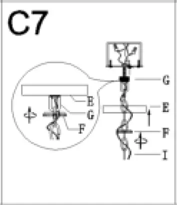 Uolfin 4978177 3-Light Antique Gold Global Beaded Chandelier 17