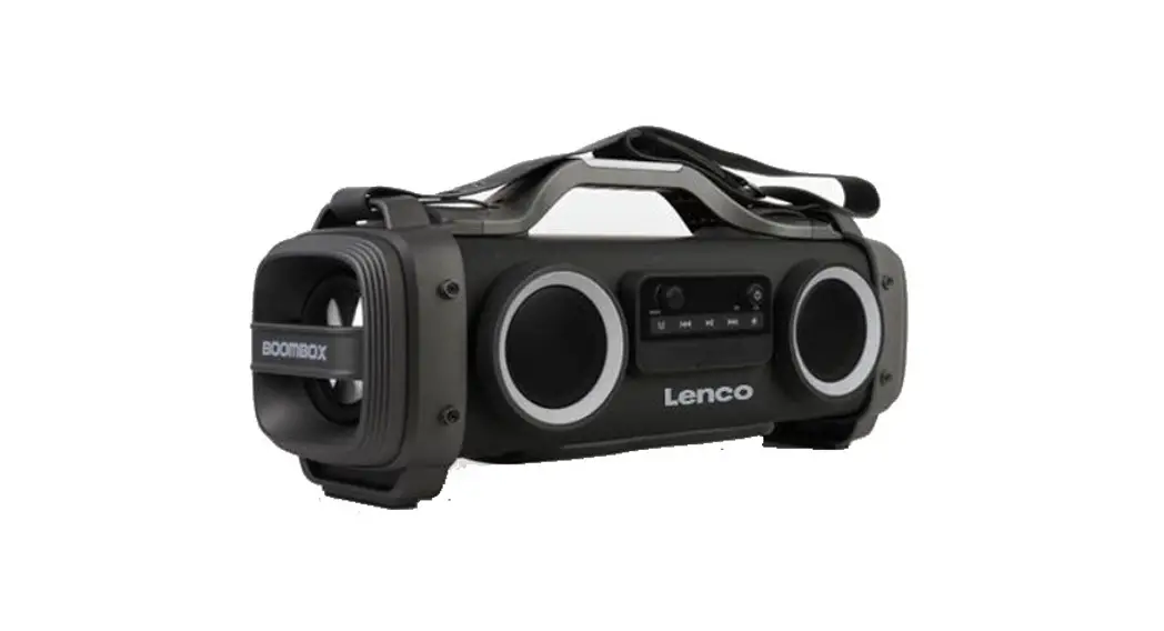 Lenco Spr-200bk Splashproof Portable High Power Boombox User Manual Lenco Spr-200bk Splashproof Portable High Power Boombox User Manual