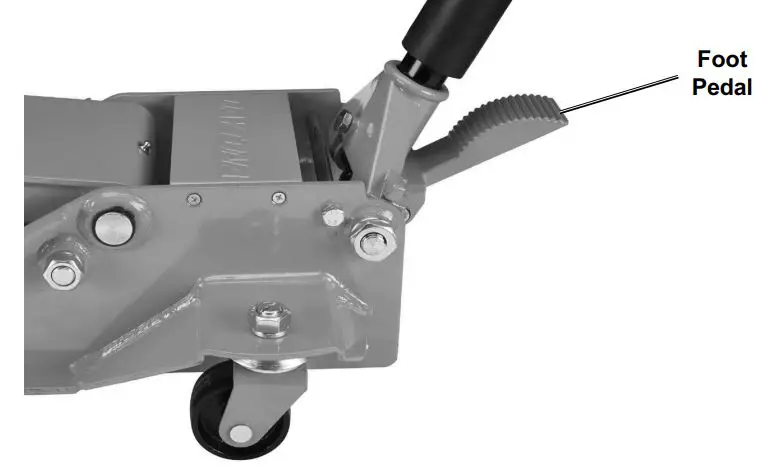 DAYTONA 56641 Long Reach Low Profile Heavy Duty Car Jack User Manual - Overview