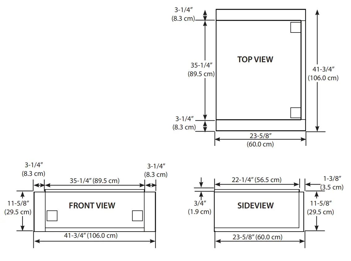 Insulated Jacket Dimensions