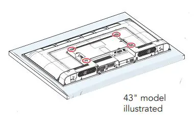 Pioneer PN32451-23U 32 Inch Class LED HD Smart Fire TV Instruction Manual - VESA Mounting Pattern