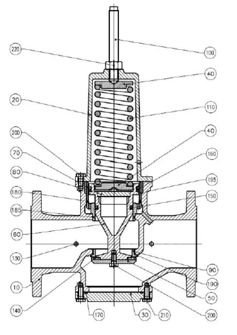 WATTS DN50-100mm Ductile Iron Gate Valve - Fig 2