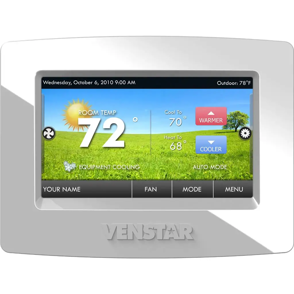 Venstar T8900 Touchscreen Digital Thermostat Owner Manual