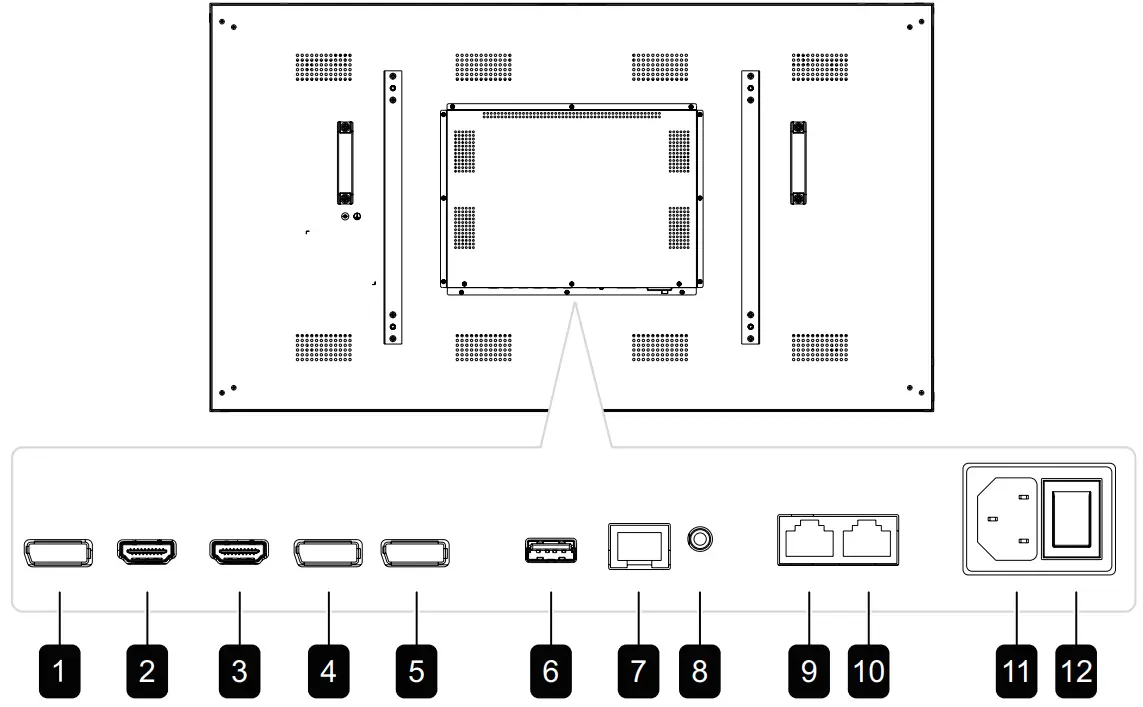 AG neovo VW 55H2 LCD Display - fig 1