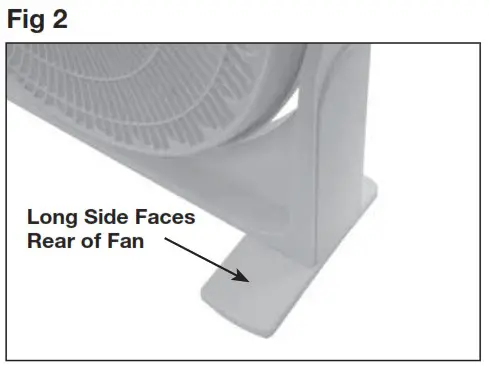 Comfort Zone CZ700T 20 Inch Turbo Fan - ASSEMBLY INSTRUCTIONS 2