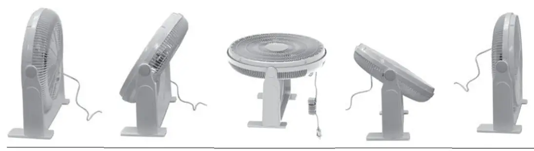 Comfort Zone CZ700T 20 Inch Turbo Fan - CONTROL PANEL