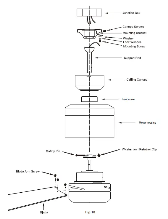 MAXIM-LIGHTING-88805-Tanker-Cylinder-Fan-fig-20