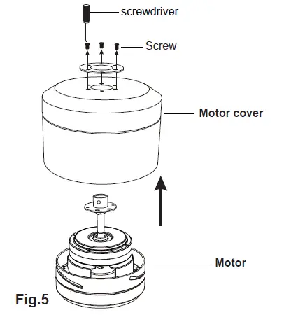 MAXIM-LIGHTING-88805-Tanker-Cylinder-Fan-fig-7
