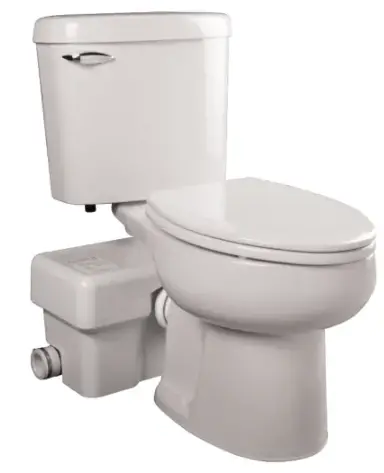 Liberty Pumps Ascent II-ESW Complete System with Round Front Toilet product