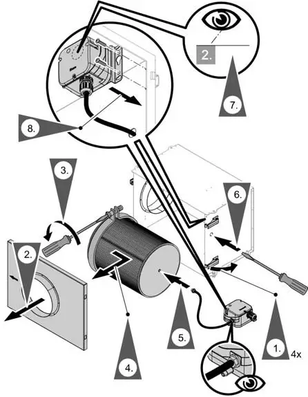 VIESSMANN Vitocrossal 200 CI2 Gas Condensing Boiler - Remote Filter