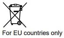 Einhell TC-MX 1400-2 E Paint and Mortar Mixer Instruction Manual - Disposal icon