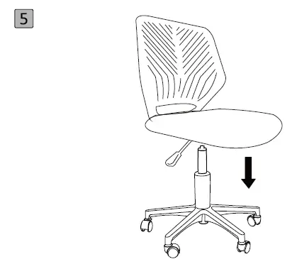 Yaheetech 592035 Durable Office Desk Chair 5