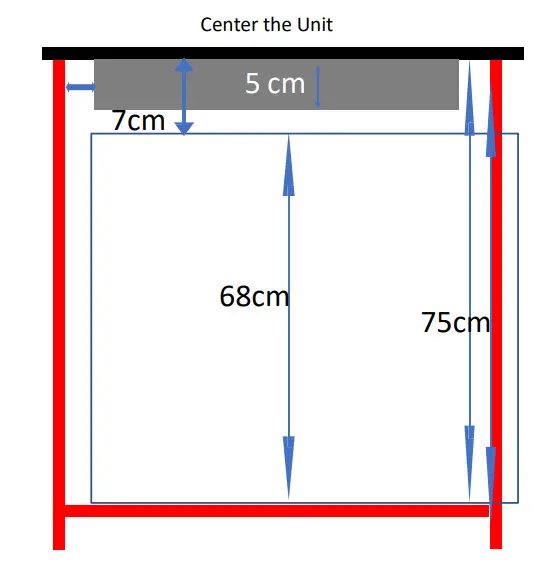 Cabinet Position when Installing a Wall Oven Under the InvisaCook Unit