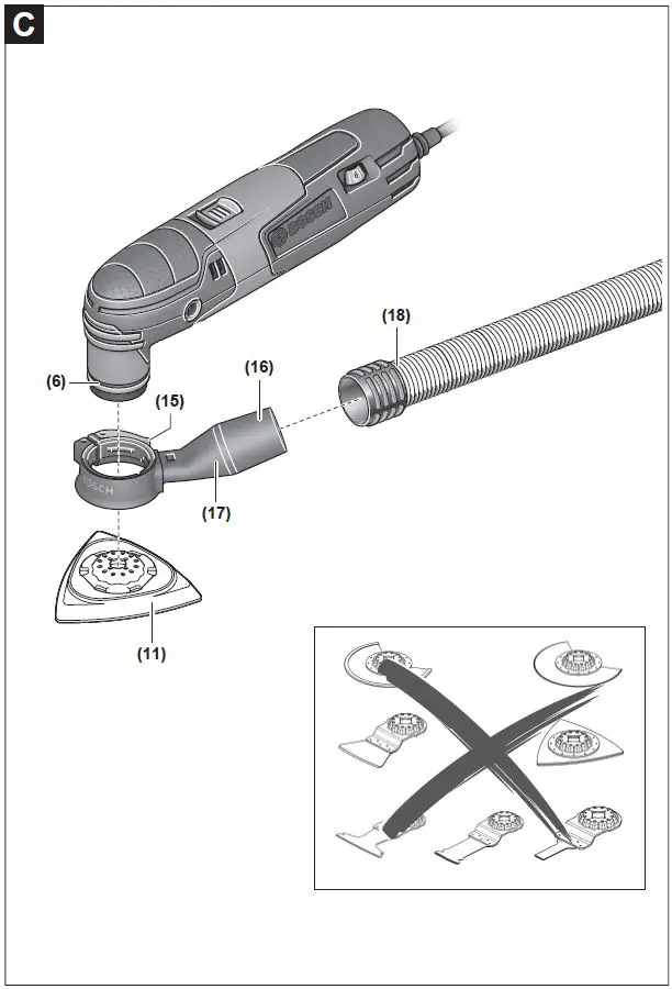 BOSCH-PMF-220-CE-220W-Electric-Multi-Tool-230V-FIG 4