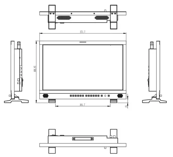 RGBlink RMS 2380U 12G  SDI 4K HDR Monitor - Fig 6