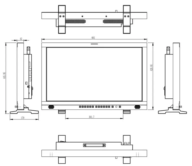 RGBlink RMS 2380U 12G  SDI 4K HDR Monitor - Fig 7