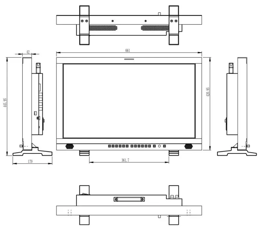 RGBlink RMS 2380U 12G  SDI 4K HDR Monitor - Fig 8