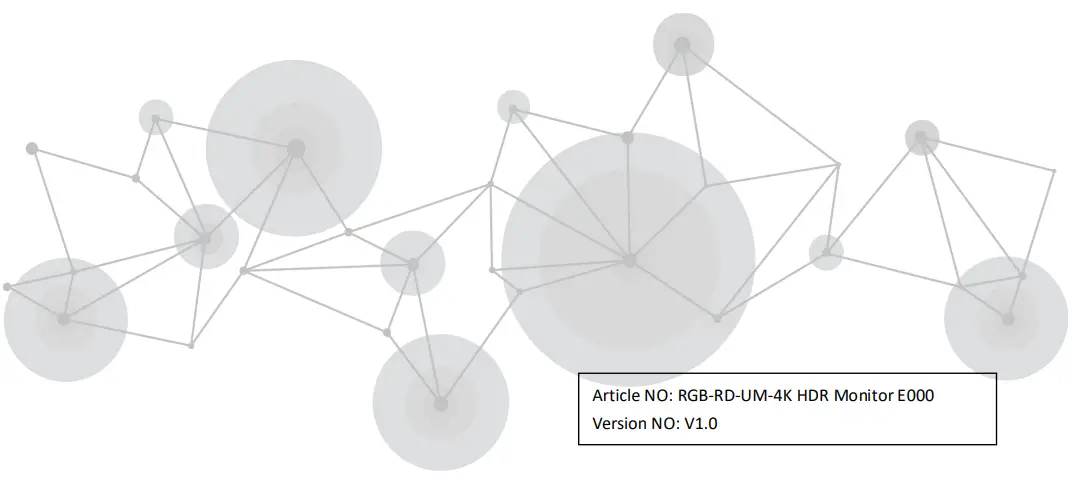 RGBlink RMS 2380U 12G  SDI 4K HDR Monitor
