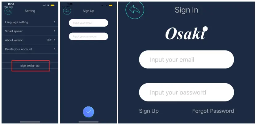 Connect Osaki OP Xrest 4D to Alexa Guide