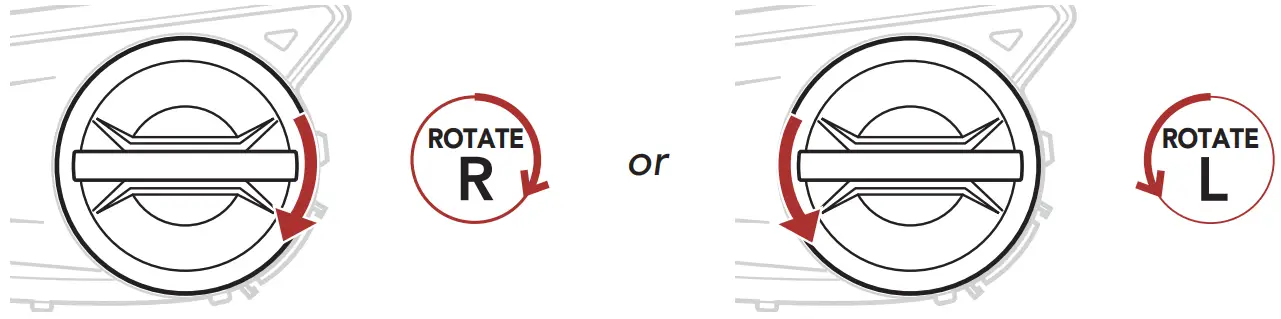 Navigating Between Menu Options