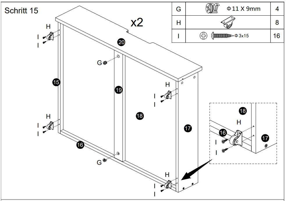 OTTO WF299616WAA Single Bed with Drawer - fig18