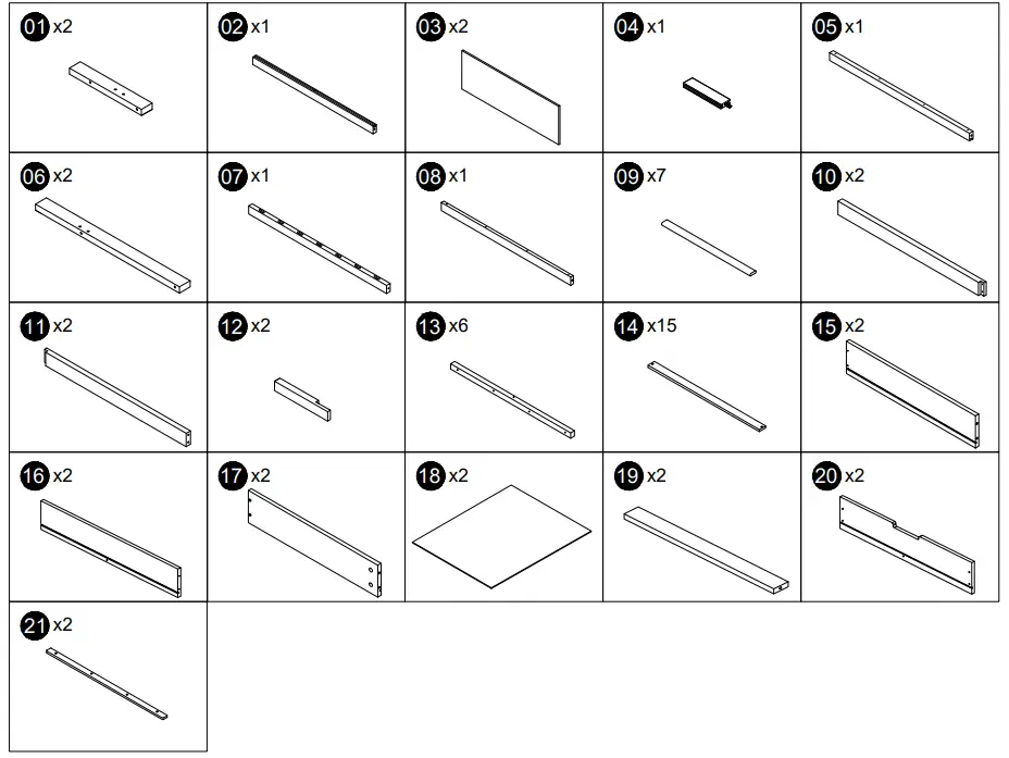 OTTO WF299616WAA Single Bed with Drawer - fig2