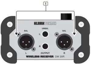 AIR LINK DW 20R/DW 20T Controls