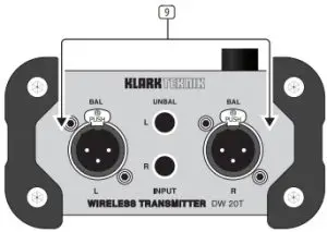 AIR LINK DW 20R/DW 20T Controls
