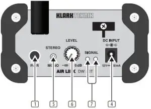 AIR LINK DW 20R/DW 20T Controls