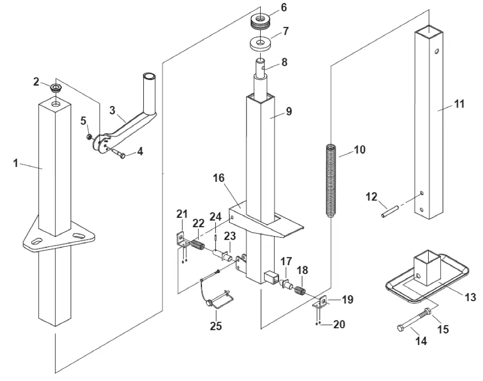 DIAGRAM AND PARTS LIST