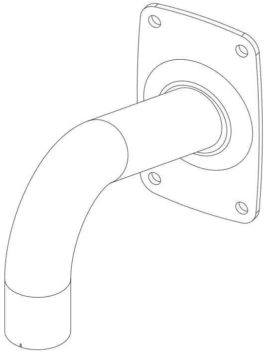 Hanwha Techwin SBP 300WMW Wall Mount Adaptor