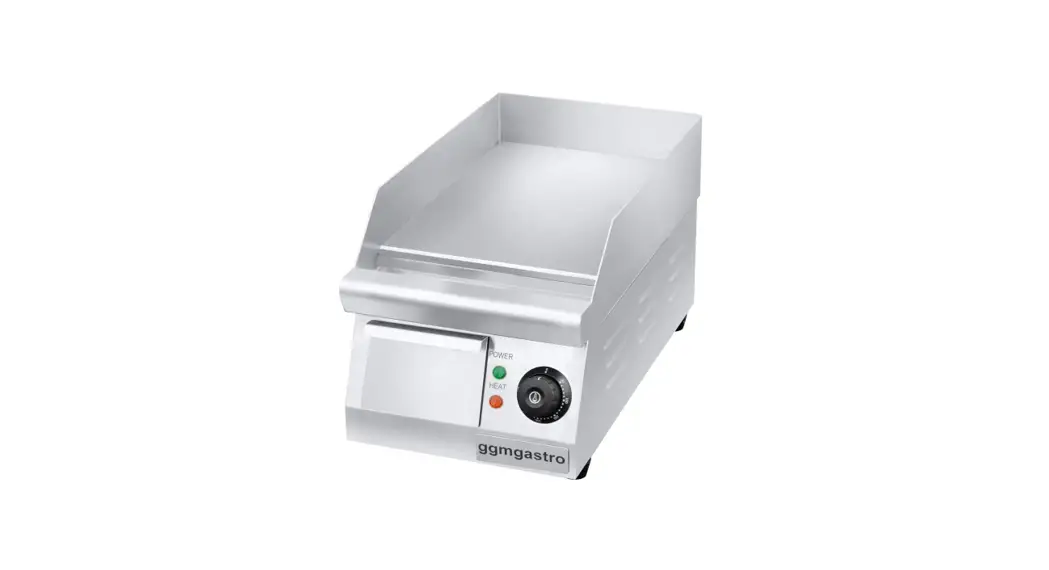 Ggm Gastro Sgd120 Electric Griddle Smooth User Manual