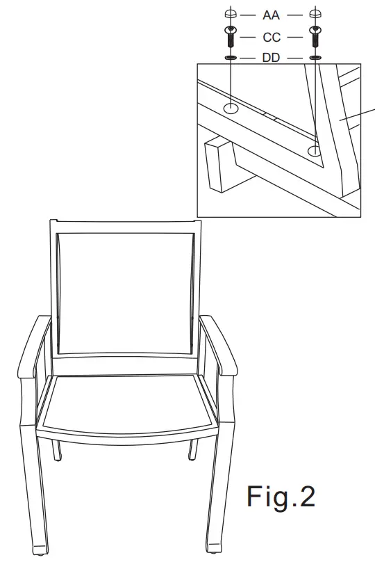 CASTLECREEK 5PC Dining Set - assembly2
