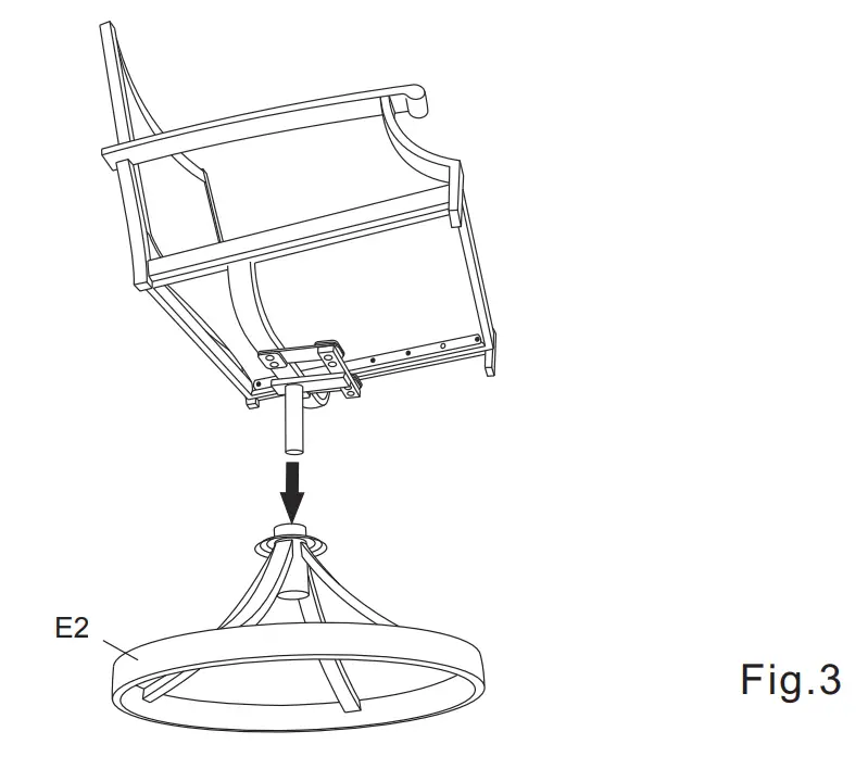 CASTLECREEK 5PC Dining Set - assembly5