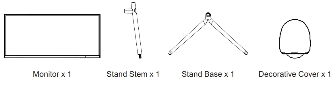 VIOTEK GNV29CB 29-Inch Ultrawide Curved Gaming-Box Contents
