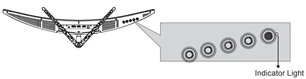 VIOTEK GNV29CB 29-Inch Ultrawide Curved Gaming-Indicator Light
