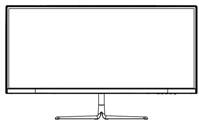 VIOTEK GNV29CB 29-Inch Ultrawide Curved Gaming-monitor and stand