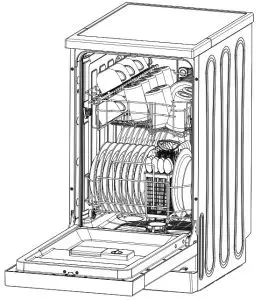 GlenDimplex GDW45S-2 Freestanding Stainless - Cover