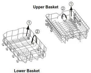 GlenDimplex GDW45S-2 Freestanding Stainless - Lower Basket