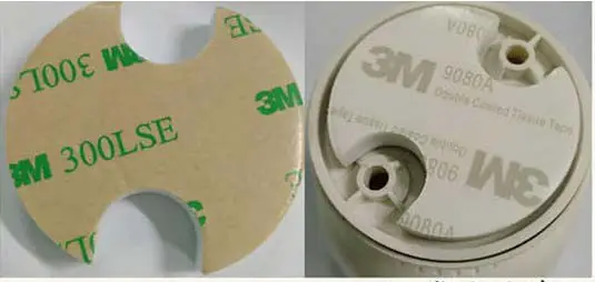 Wireless Occupancy & Temperature & Light Sensor - Tips for installing the double-sided stickers