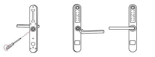 sylvan SL35E Electronic Lock- Outside handle